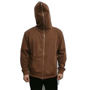 Sudaderas con capucha Peso pesado 100% Algodón 2025 Cremallera Sudadera con capucha Unisex Alta calidad Logotipos impresos personalizados Cara completa Sudaderas con cremallera - Product Image 5