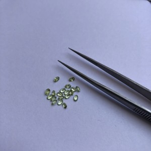 Piedras preciosas semipreciosas de corte ovalado facetado de peridoto verde Natural de 2mm y 3mm, mayorista, oferta a granel, precio de fábrica, tienda en línea, tienda ahora - Product Image 3