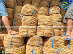 Corde en fibre de coco haute durabilité pour les travaux d'aménagement paysager et offrant une liaison naturelle durable dans les projets environnementaux - Product Image 3