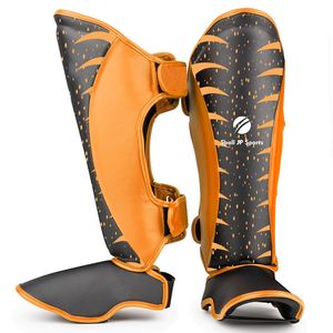 Prix de gros, protège-tibias de compétition de Muay Thai personnalisés, protection des jambes personnalisée, entraînement de kick-boxing, protège-tibias durable - Product Image 5