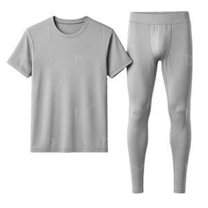 Ensemble de fitness d'été en coton respirant pour hommes pour le yoga, la course et la salle de sport-Doux et durable pour un confort maximal - Product Image 1