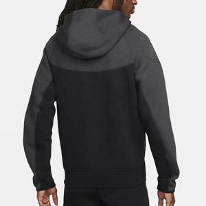 Sweat à capuche en molleton technique 100% coton avec logo personnalisé pour les usines de vêtements de sport, nouvelle conception personnalisée pour l'hiver 2024 - Product Image 2