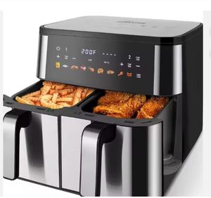 Freidora de Aire Doble con Pantalla Táctil y Función Smart Sync, Soporte en Francés, Uso Doméstico y en Garaje, 4.1-5 Litros. - Product Image 1