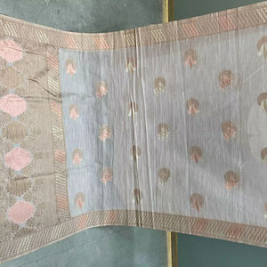 ผ้าซารองโมโนโทนวิสโคสสำหรับงานปาร์ตี้ฤดูหนาว ผ้าส่าหรีแบบดั้งเดิมสำหรับผู้หญิง - Product Image 1