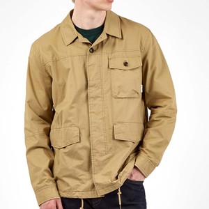 Logo personnalisé homme col de chemise plaine doublé toile lourde poches cargo entraîneurs veste hommes concepteur travail hiver veste - Product Image 6