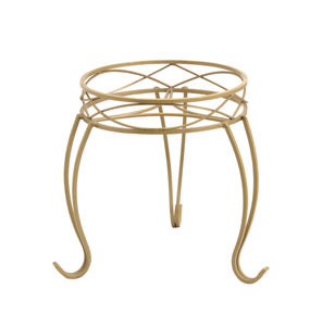 Elegante y moderno soporte para plantas de metal dorado es una adición perfecta para cualquier decoración del hogar o espacio de oficina. - Product Image 6