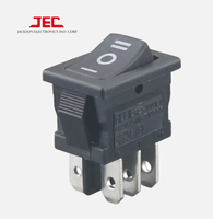 Interrupteur à bascule JEC 606 à double pôle, 10A 250VAC, fonction marche/arrêt, protection IP41, résistance de contact 20m, ULCUL ENEC CQC
