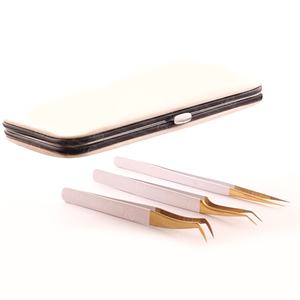 Ensemble de pinces d'extension de cils de haute qualité avec kit d'aimant de 3 pièces pour un stockage précis et sécurisé - Product Image 5