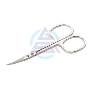 Tijeras para Cutículas y Pestañas con Acabado Plateado, Tijeras de Acero Inoxidable de Alta Calidad con Logotipo Personalizado - Product Image 1