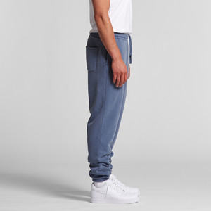 Logo multicolore sur mesure pour homme, vêtement de rue coupe Slim classique, pantalon de survêtement lavé à l'acide pour l'hiver - Product Image 4