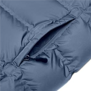 Suministro de fábrica, chaqueta de exterior personalizada para hombre, bombardero corto con acolchado brillante y capucha, logotipo transpirable en la chaqueta de exterior delantera - Product Image 4