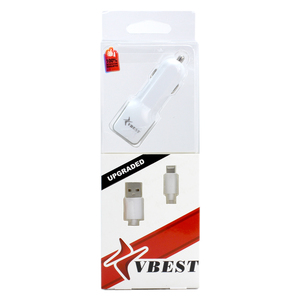 V8V9 Micro Heavy Duty 2 in 1 doppio caricatore per auto con doppia porta per la compatibilità universale, V1 - Product Image 1