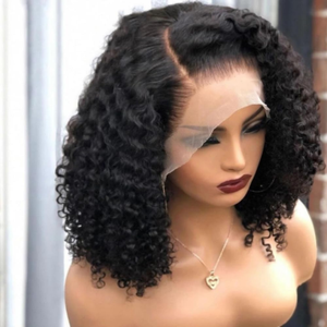 Wholesale Price Kinky Curly Full Lace <strong>Wig</strong> With Baby Hair, Human Lace <strong>Bob</strong> <strong>Wigs</strong> Lace Front ,Curly <strong>Bob</strong> Full Lace Human Hair <strong>Wig</strong> - Product Image 1