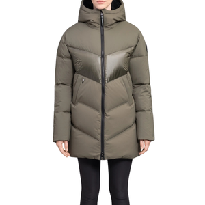 Blouson Bomber matelassé tissé, veste d'hiver chaude et isolée, design élégant de doudoune, doux et confortable à porter, logo personnalisé - Product Image 6