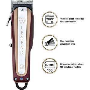 Tondeuse à cheveux professionnelle sans fil 2500 mAh en acier inoxydable IPX7 réglable pour la coupe de cheveux, le rasage et la barbe (pour barbier) - Product Image 4