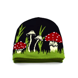 Gorros de Diseño Personalizado de Primera Calidad Hechos en Pakistán con Patrón de Carácter, Precio al por Mayor, Gorros Jacquard - Product Image 3