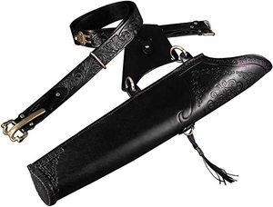 Chiến Thuật Chụp Bắn Cung <span class=keywords><strong>Quiver</strong></span> Da Mũi Tên <span class=keywords><strong>Quiver</strong></span> Vành Đai Vẽ Công Cụ Vỏ Bọc Thể Thao Mũi Tên Bao Da Cho Nỏ - Product Image 4