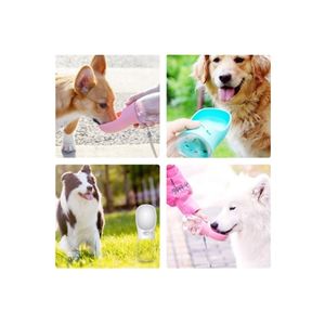 Botella de Agua Portátil para Mascotas con Tazón, Antiderrames, Bebedero de Viaje para Perros y Gatos - Product Image 3