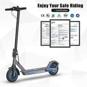 Scooter de cyclomoteur électrique adulte ES8501-BL <span class=keywords><strong>pliant</strong></span> mobilité e-scooter vélo rapide 25kmh modèle 350W prix de gros d'usine directe - Product Image 2