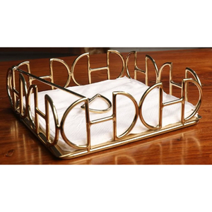 Dispensador de Servilletas Decorativo y Elegante, Moderno Porta Servilletas de Metal Color Oro Rosa, Decoración para Mesa de Comedor, Cocina y Restaurante, Venta al por Mayor - Product Image 2