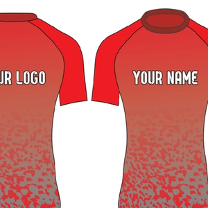 Rashguard MMA personnalisé unisexe à manches courtes, protection solaire, vêtements de compression, 100% polyester - Product Image 6