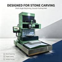 Routeur CNC 5 axes vertical pour la sculpture et la gravure de pierre, pour le marbre et le granit, avec moteur et roulement, capacité de coupe de 1200 mm