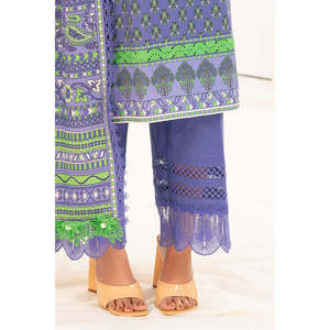 Conjunto de traje Khaddar estampado de 3 piezas para mujer con dupatta K-52084 - Product Image 2