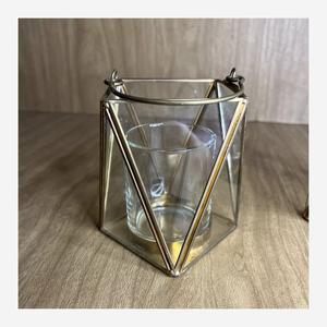 Vente chaude Bougie En Relief Votive Table Top Décoratif Argent Fini Bougeoir À La Main En Métal Vase En Verre pour La Décoration Intérieure - Product Image 3