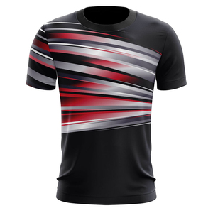 Camiseta Casual para Hombre con Logotipo Personalizado por Sublimación, Mezcla de Poliéster/Algodón, Secado Rápido, Ligera, Transpirable, Estilo Hip Hop, Servicio OEM de Alta Calidad - Product Image 3