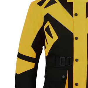 Veste en cuir de haute qualité pour hommes au meilleur prix Textile Cordura imperméable respirant toutes protections vêtements de course automobile pour moto - Product Image 3