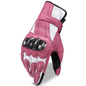 Gants de moto sportifs imperméables de haute qualité à marque privée, en cuir, à doigts entiers, respirants, avec logo et couleur/taille personnalisés - Product Image 5