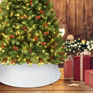 MEJOR PRECIO AL POR MAYOR COLLAR DE ÁRBOL DE NAVIDAD DECORATIVO LECHOSO (BLANCO) COLLAR DE ÁRBOL DE NAVIDAD DE METAL - Product Image 4