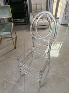 Chaises de réception en plastique transparent en gros, chaises de réception d'hôtel, chaise Phoenixi en résine transparente pour la location - Product Image 2