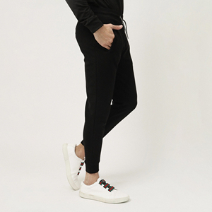 Jogging décontracté grande taille pour hommes Pantalon de survêtement taille moyenne surdimensionné avec cordon de serrage à la taille pour le printemps automne Pantalon polaire à la mode - Product Image 5