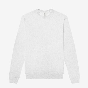 Bella Canvas Unisex Sudadera de cuello redondo de gran tamaño logotipo personalizado bordado algodón en blanco para mujer sudadera invierno 3901 - Product Image 1
