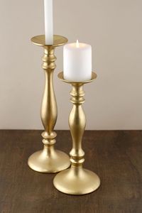 Soporte de vela de Latón para Decoración del hogar y candelabro de metal en diseño cónico Última vela para muestra gratis Precio bajo - Product Image 6