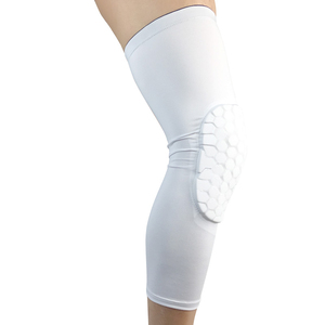 Vente chaude Couleurs Personnalisées Logo Confortable Antidérapant Unisexe Nylon Genou Manches Compression Fitness Formation Protecteur Sport - Product Image 5