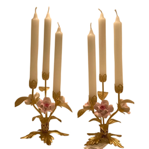 Candelabros decorativos para el hogar, candelabro y candelabro de diseño floral dorado de Metal creativo para candelabro de mesa de artículos de Hotel - Product Image 3