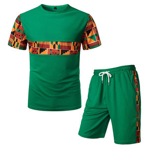 High Quality Customized Men's Training Twin Sets for Sale / New Model Lightweight Men Shirt and <b>Shorts</b> Summer Sets - Product Image 1