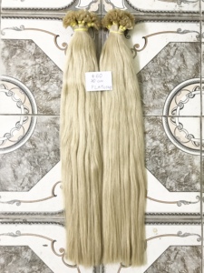 Extensiones de Cabello Vietnamitas Remy de Queratina con Punta Plana de Alta Calidad al por Mayor, con Cinta Adhesiva, Doble Trama, 100g, Todos los Colores, Permanente, OEM, ODM - Product Image 3