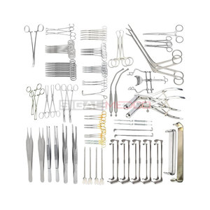 Instrumental Quirúrgico Veterinario Reutilizable de Acero Inoxidable Alemán, Juego Básico de Laparotomía General Cardiovascular y Abdominal - Product Image 4