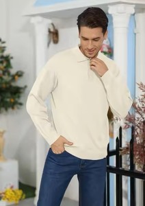 เสื้อผู้ชายแขนยาวกันรอยยับระบายอากาศสวมใส่สบายป้องกันการหดตัวมีสไตล์น้ำหนักเบา - Product Image 4