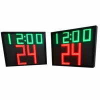 Timer Shot Clock Digital 24 Detik untuk Bola Basket, Portabel, Outdoor, Kabel & Nirkabel, Harga Pabrik