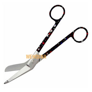 Ciseaux chirurgicaux manuels Wenquar 5,5 pouces en acier inoxydable de qualité supérieure, ciseaux à pansements dorés, instruments les plus vendus, personnalisables - Product Image 4