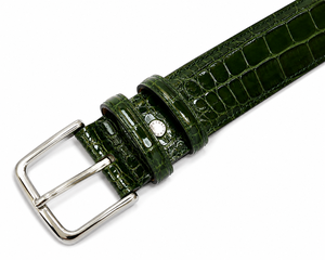 Nouvelle ceinture en cuir de luxe à boucle ardillon en alliage, motif vague dorée, en peau de vache, de haute qualité et très vendue - Product Image 4