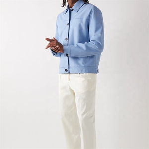 Veste en daim Softshell à poches à deux côtés pour homme, couleur unie, personnalisée, vêtements d'extérieur - Product Image 6