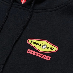 เสื้อมีฮู้ดผ้าฟลีซผ้าฝ้าย100% โอเวอร์ไซส์ผ้าดิบสไตล์วินเทจปรับแต่งโลโก้ได้ - Product Image 4