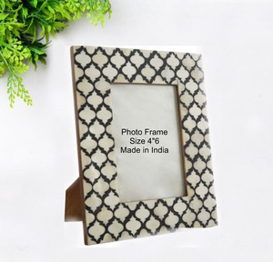 ไม้ม็อบเรซินฝังกระดูกกรอบรูปไม้สำหรับตกแต่งบ้านของขวัญ - Product Image 1