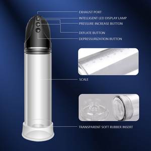 男性の大人のおもちゃのためのコック引伸機ペニス拡大真空機建設自動男性ペニスポンプトレーナー - Product Image 2
