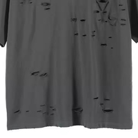 T-shirt Homme 100% Coton Personnalisé Effet Délavé Coupe Droite Épaules Tombantes Tissu Toile Écologique 180g Imprimé au Laser